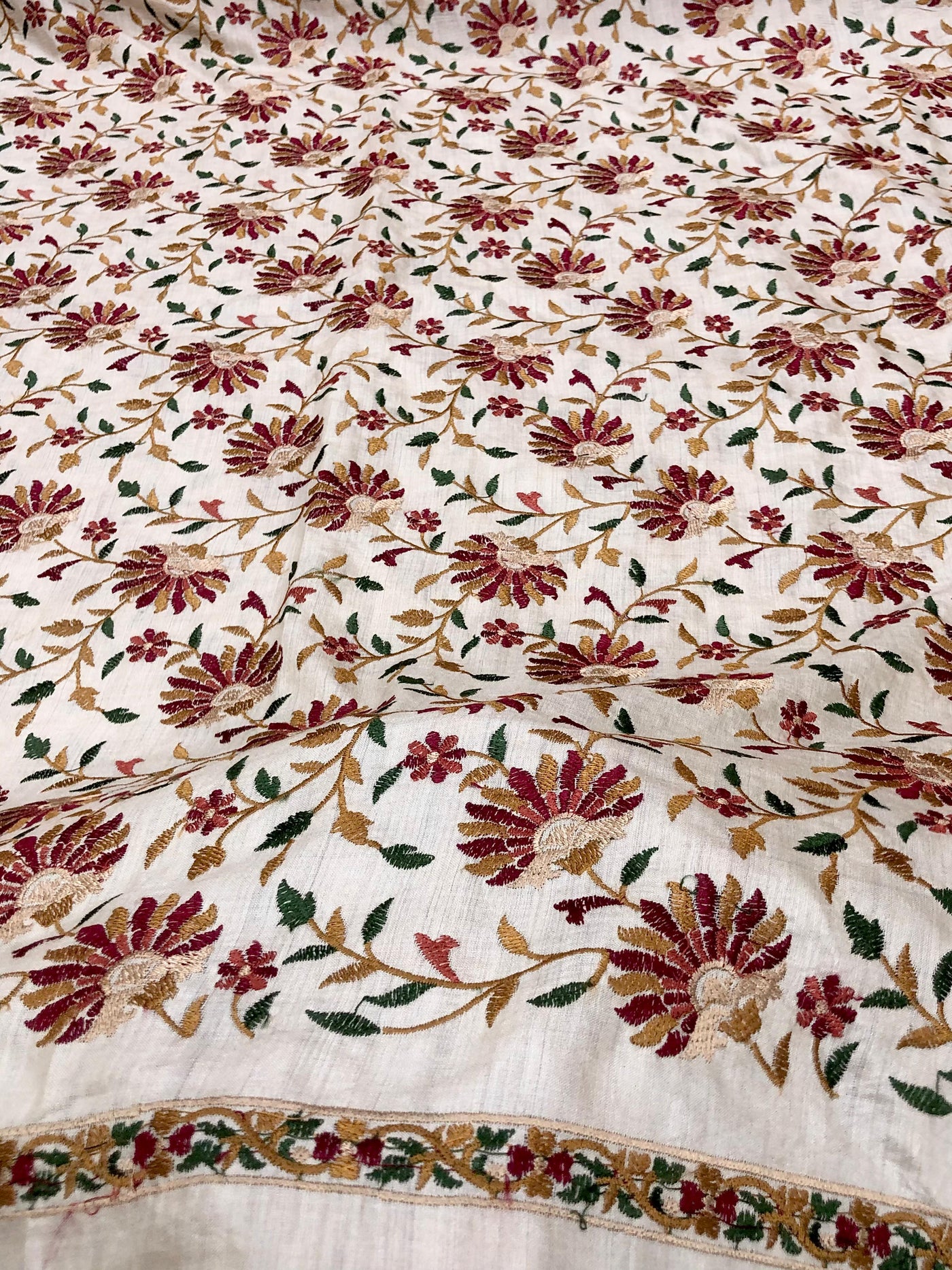 Pure Munga SIlk Natural Munga silk,Ivory shade 44 Inch width