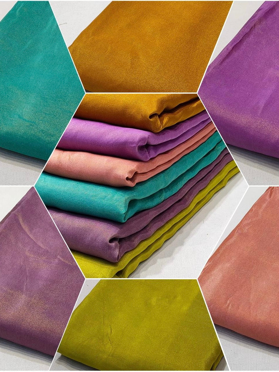 Viscose Zari Tissue Plain Color’s