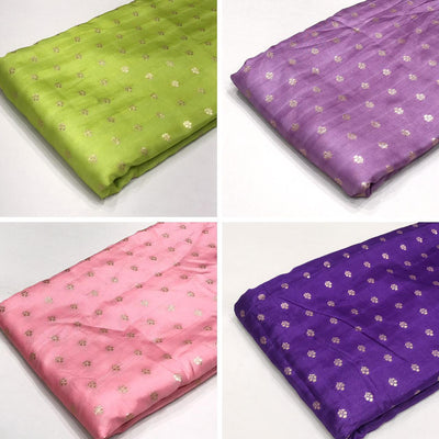 Pure Viscose Silk Jacquard 44 inch width  (Booti Pattern)