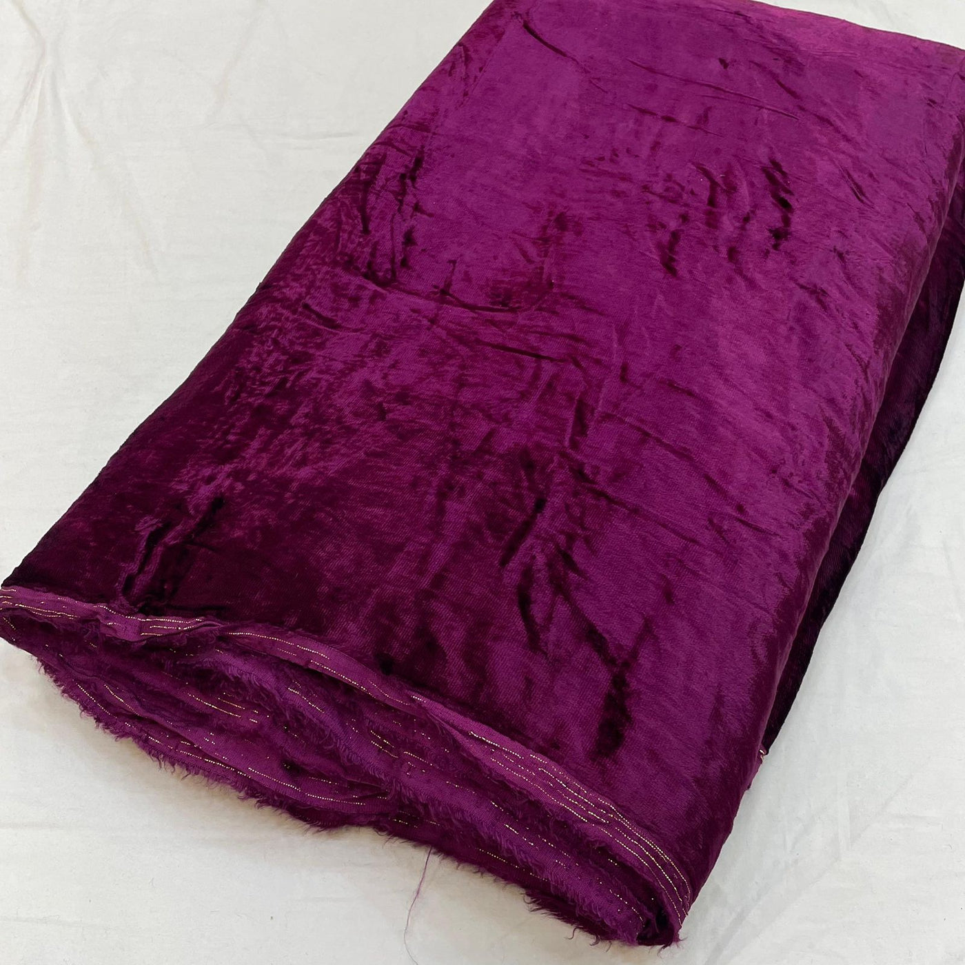 Wine Pure Viscose Velvet 44 inch width (Shade -574 More )