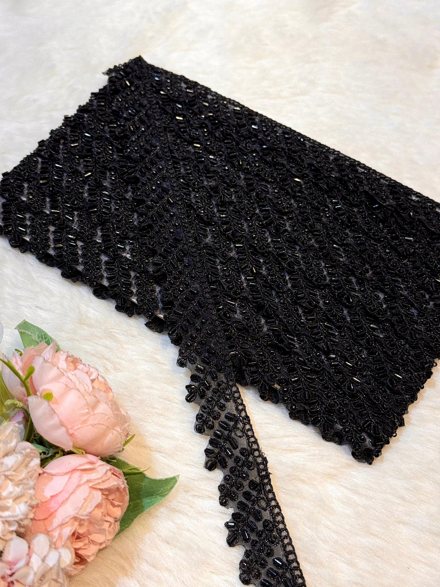 (Wholesale pack of 9 meter ) Lace Border With Cutdana Work