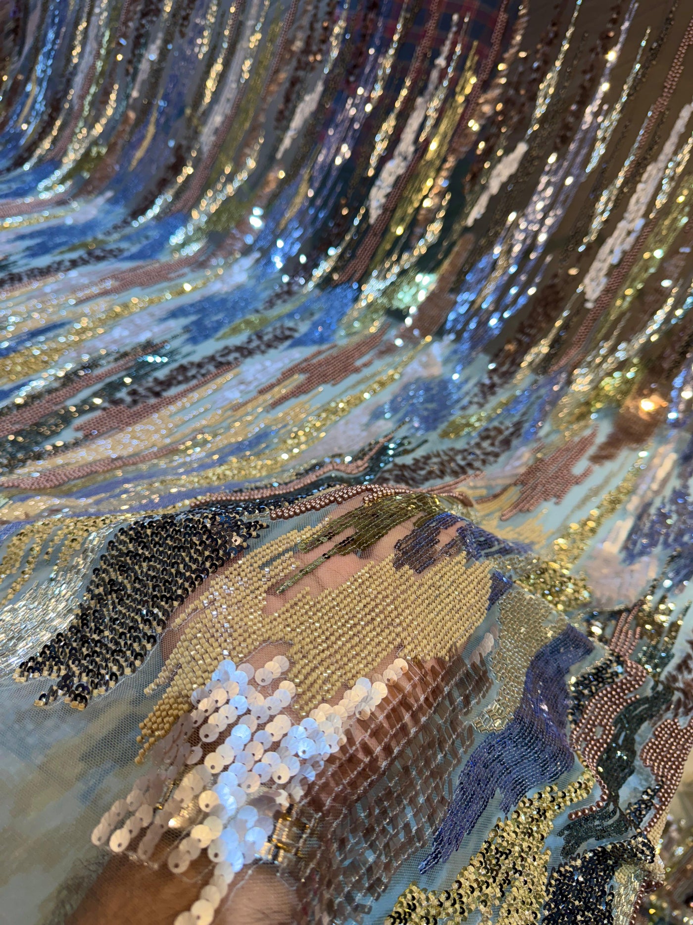 Riffat Handwork Net Embroidery 54inch width