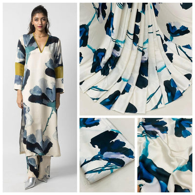 Satin Georgette Print 44 Inch Width