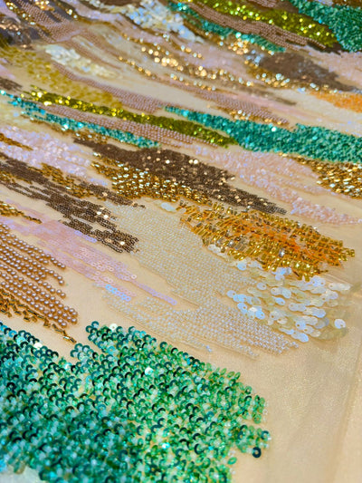 Riffat Handwork Net Embroidery 54inch width