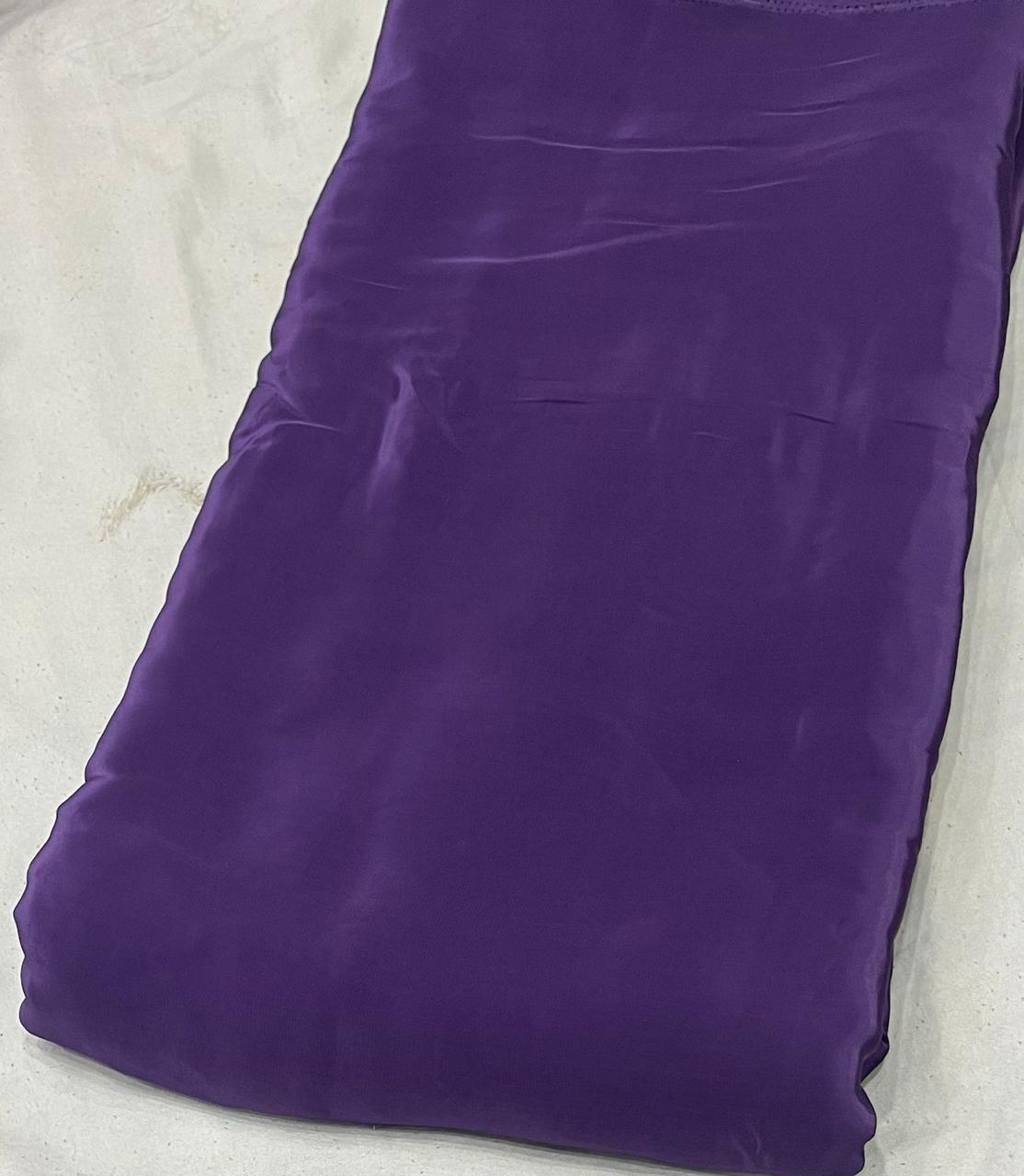 Pure Viscose Crape Plain Colors 44 Inch Width Solid Colors