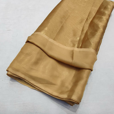(Wholesale Pack of 20 meter) Superflowy Satin Georgette Shimmer Foil 44 inch width