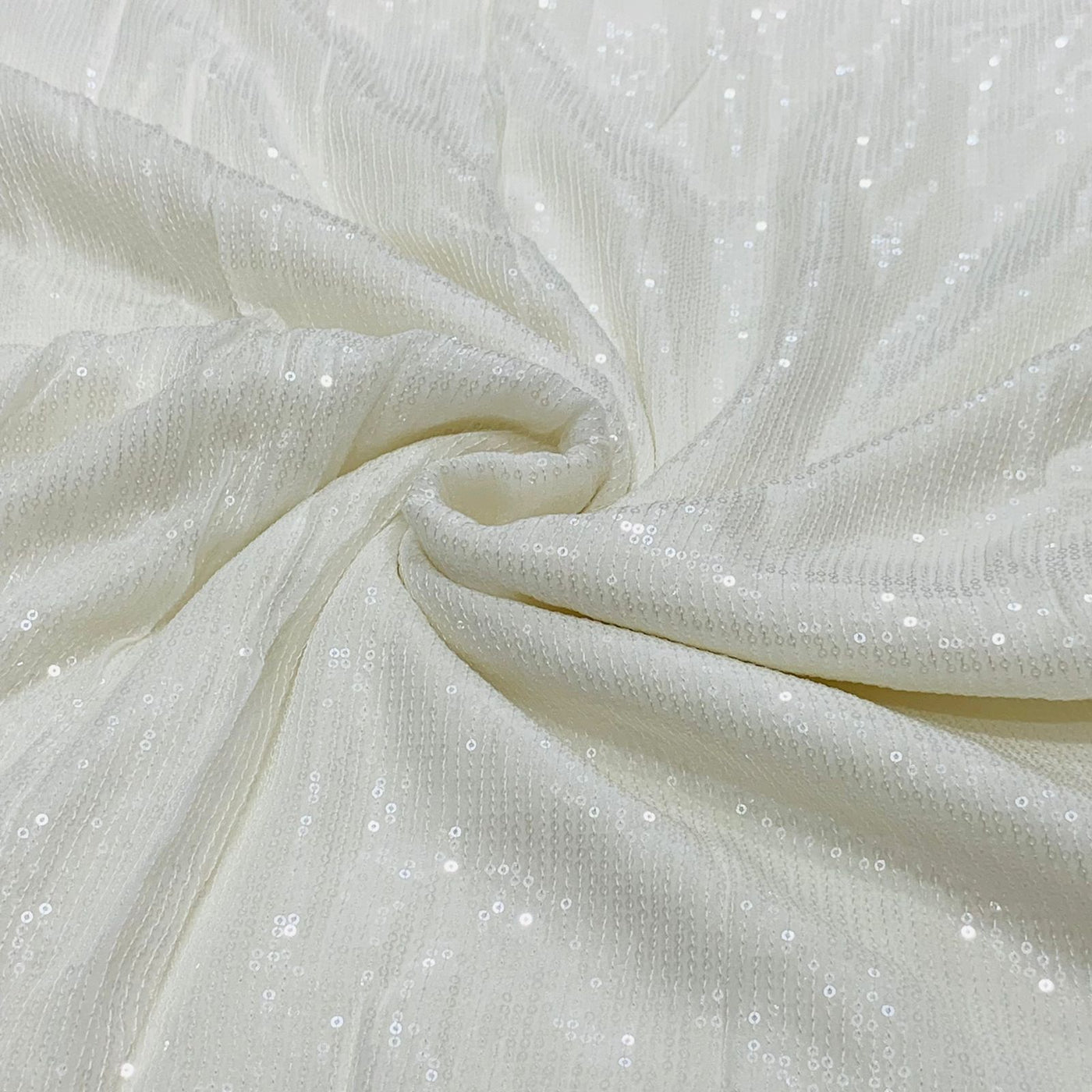 Pure Georgette Dyeable Sequins 44 Inch Width
