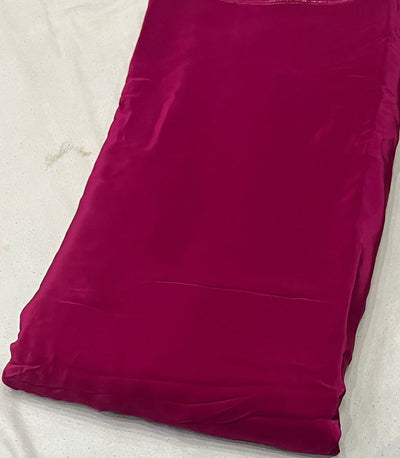 Pure Viscose Crape Plain Colors 44 Inch Width Solid Colors