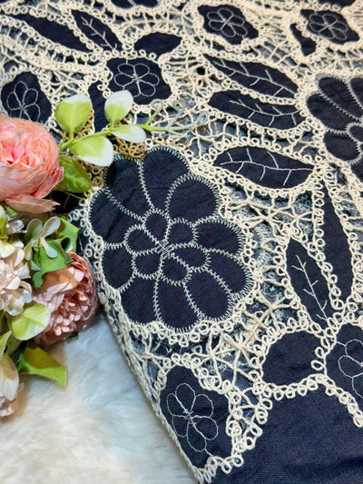 Denim Crochet Fabric big width 50 inch
