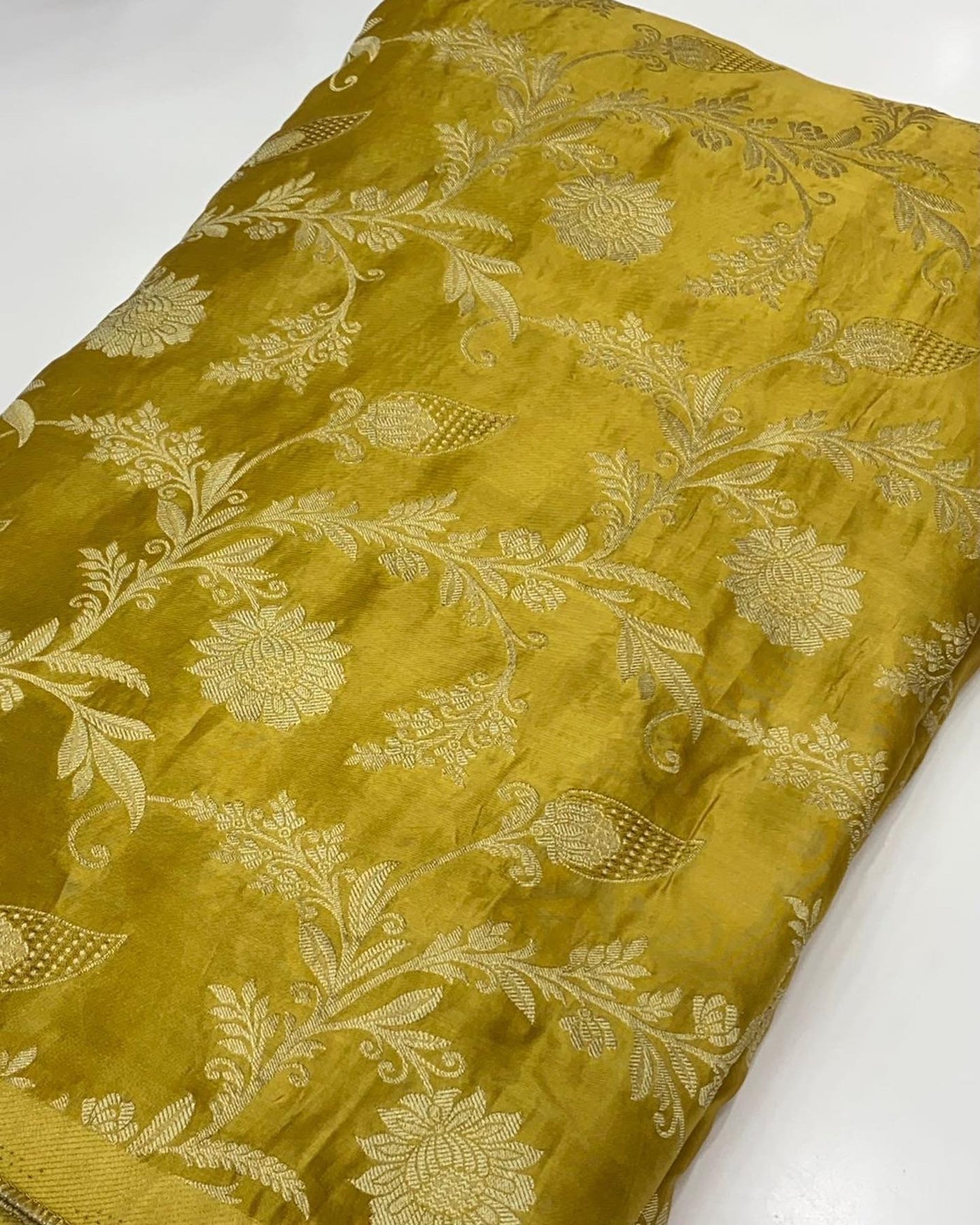 Pure Crape Silk Brocade Supersoft