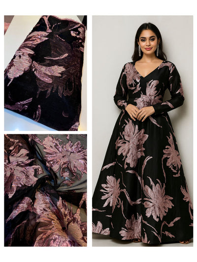 Fiora Big Width Organza Jacquard Fabric 55 inch width