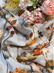 (Wholesale Pack Of 20 meter -Dispatch After 7 days )  Pure Viscose Crape Prints  (Design -  RA01687)