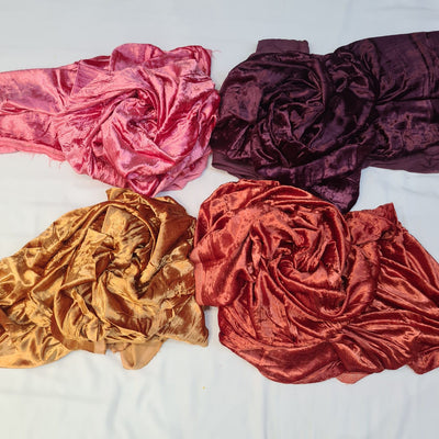 Pure Viscose Velvets Solid Colors 44 inch Width
