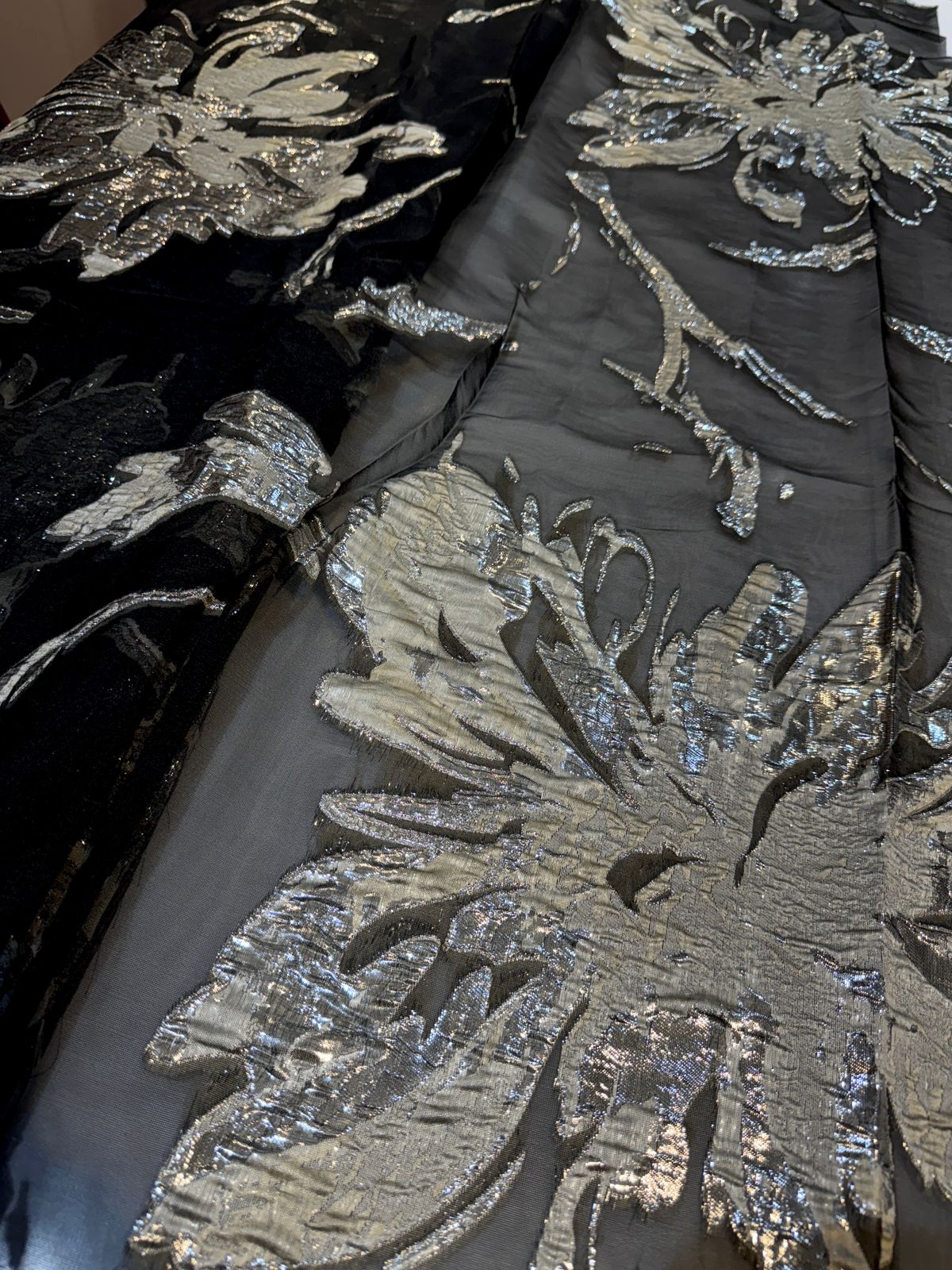 Fiora Big Width Organza Jacquard Fabric 55 inch width