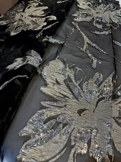 Fiora Big Width Organza Jacquard Fabric 55 inch width