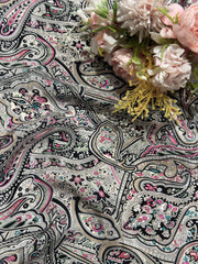 (Wholesale Pack Of 20 meter -Dispatch After 7 days )  Pure Viscose Crape Prints  (Design -(H) VE 2513 A)