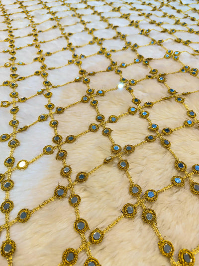 Preorder -Viral Crochet Real Handwork Mirror Dupatta (Dispatch after 20 Days)