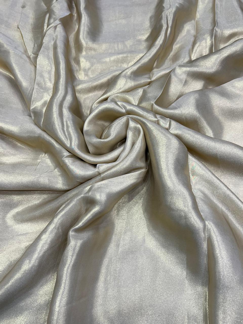 Superflowy Satin Georgette Shimmer Foil 44 Inch width