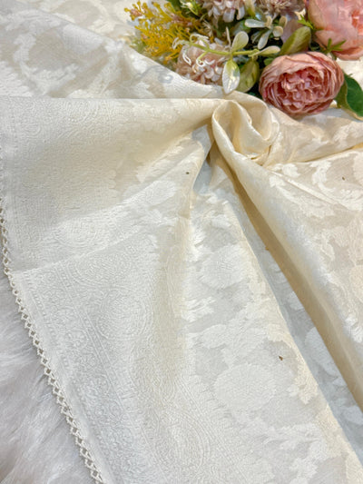 Pure Chanderi Brasso Dupatta  with original Mukesh work 2.50 meter length
