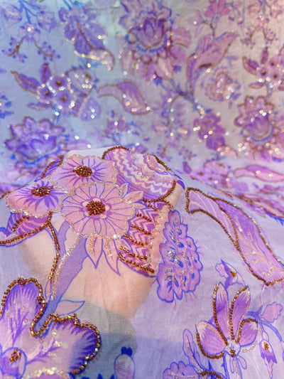 Roma Pure Viscose Organza Embroidery 46 inch width