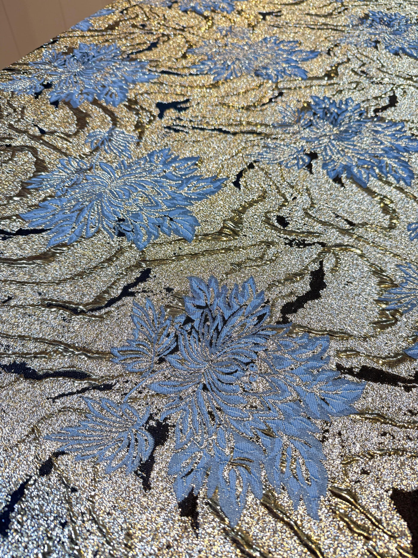 Fiora Big Width Korean Organza Jacquard Fabric 55 inch width