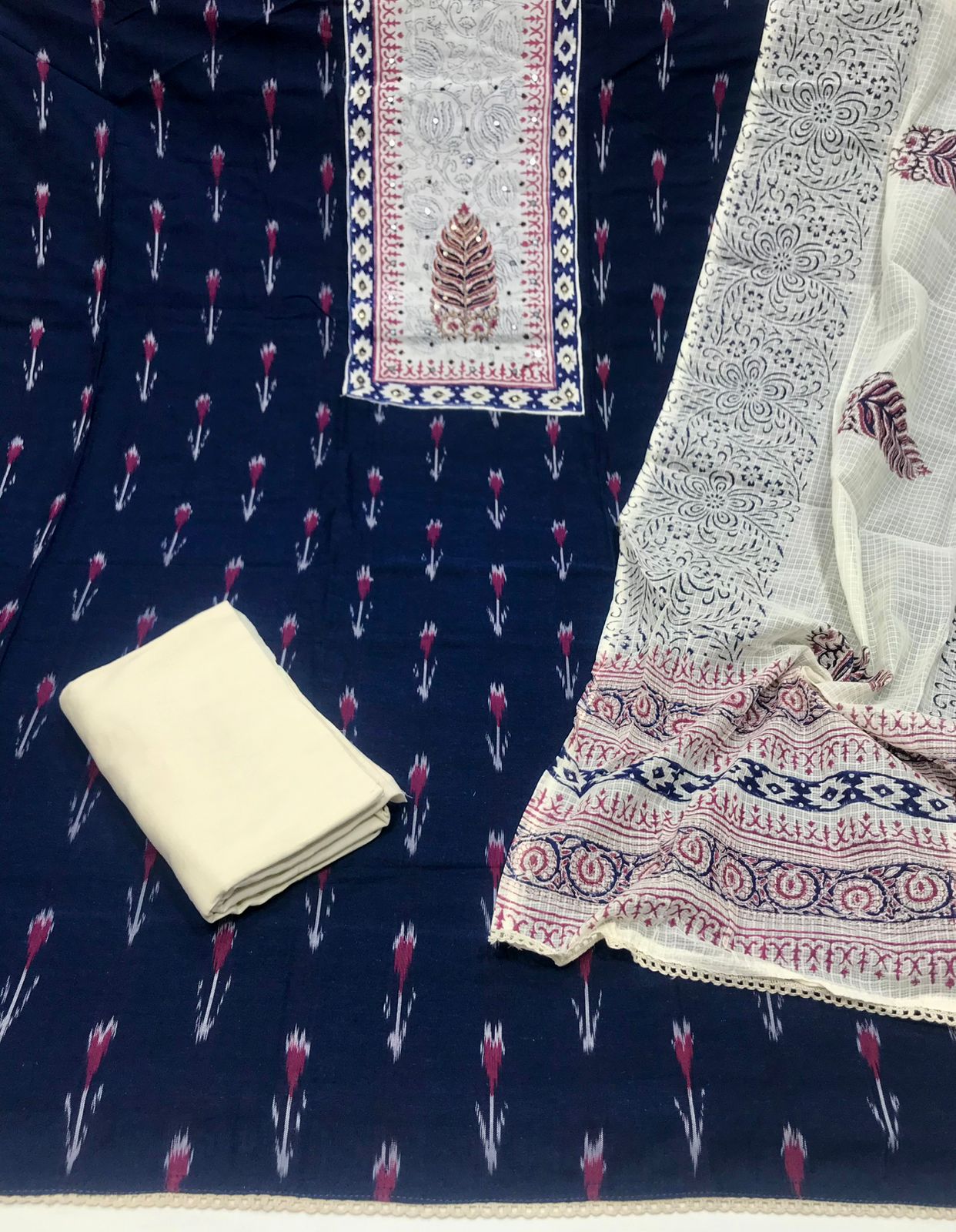 Very Beautiful Unstitched cotton Suits