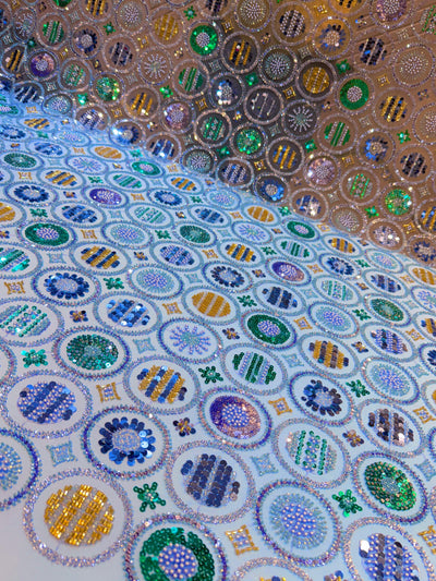 Ziffat Handwork Net Emroidery 54 inch width Luxury Collection