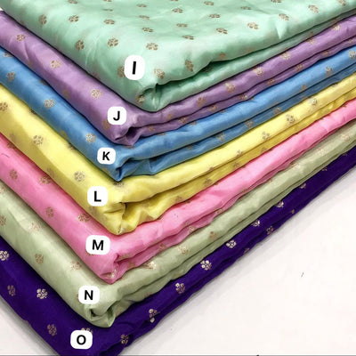 Pure Viscose Silk Jacquard 44 inch width  (Booti Pattern)
