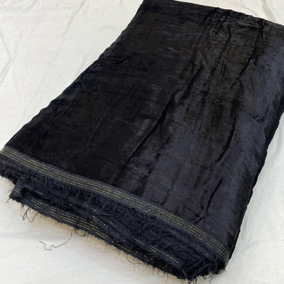 Black Viscose Velvet 44 inch width