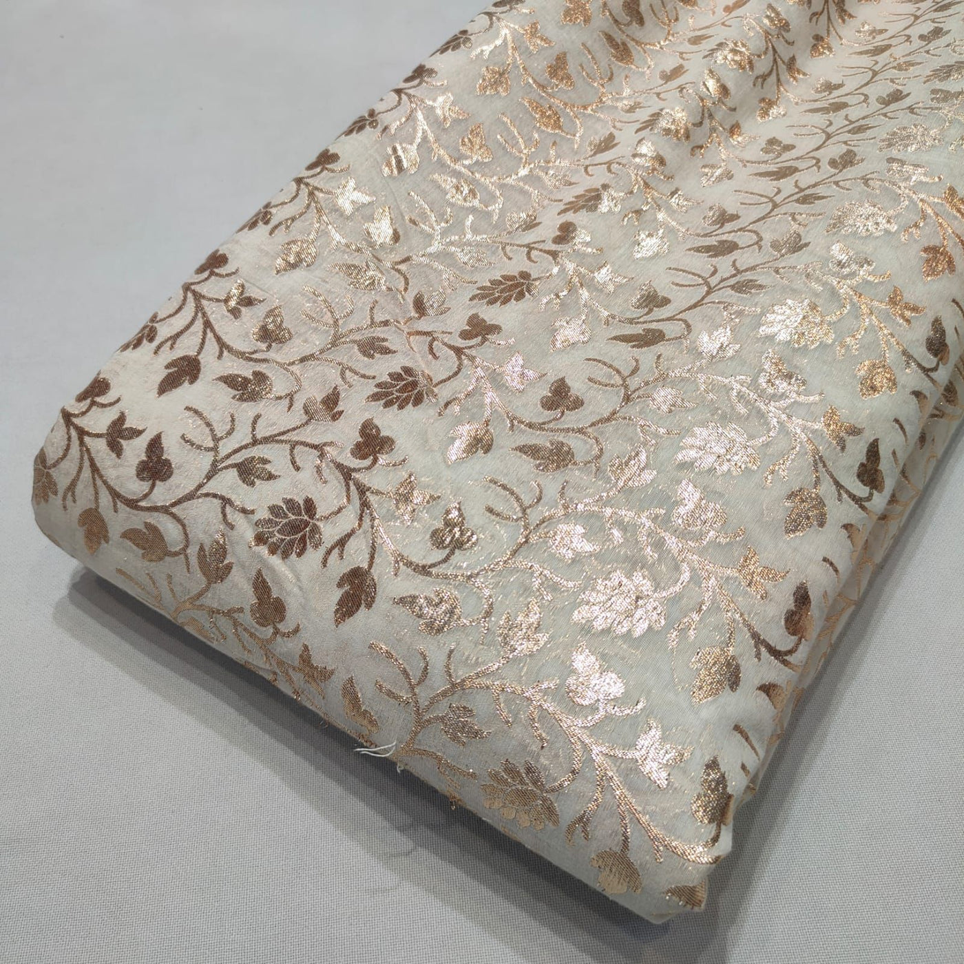 Pure Chanderi Brocades Dyeable