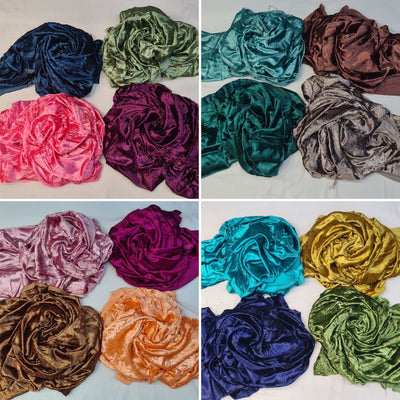 Pure Viscose Velvets Solid Colors 44 inch Width