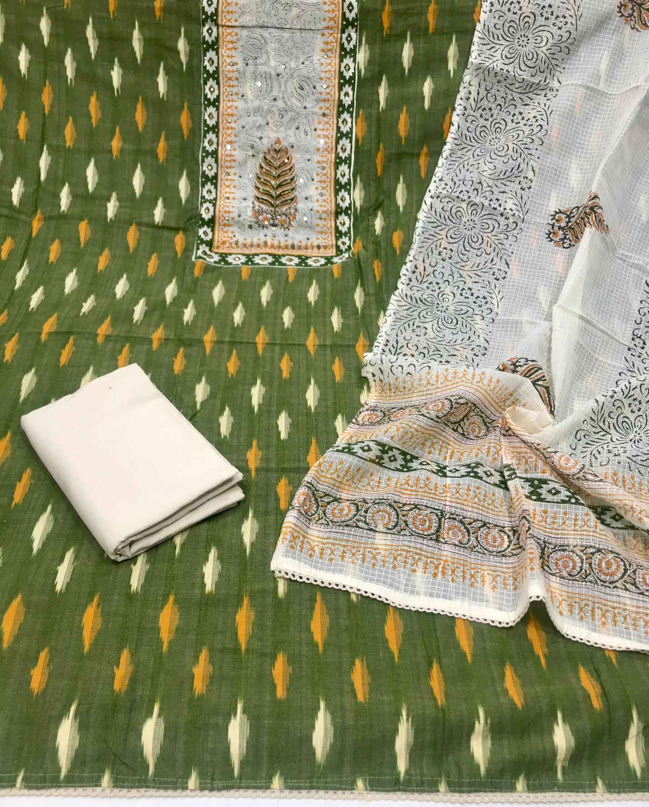 Very Beautiful Unstitched cotton Suits