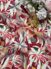 (Wholesale Pack Of 20 meter -Dispatch After 7 days )  Pure Viscose Crape Prints  (Design -(H)_VE_2530_A-)