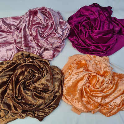 Pure Viscose Velvets Solid Colors 44 inch Width