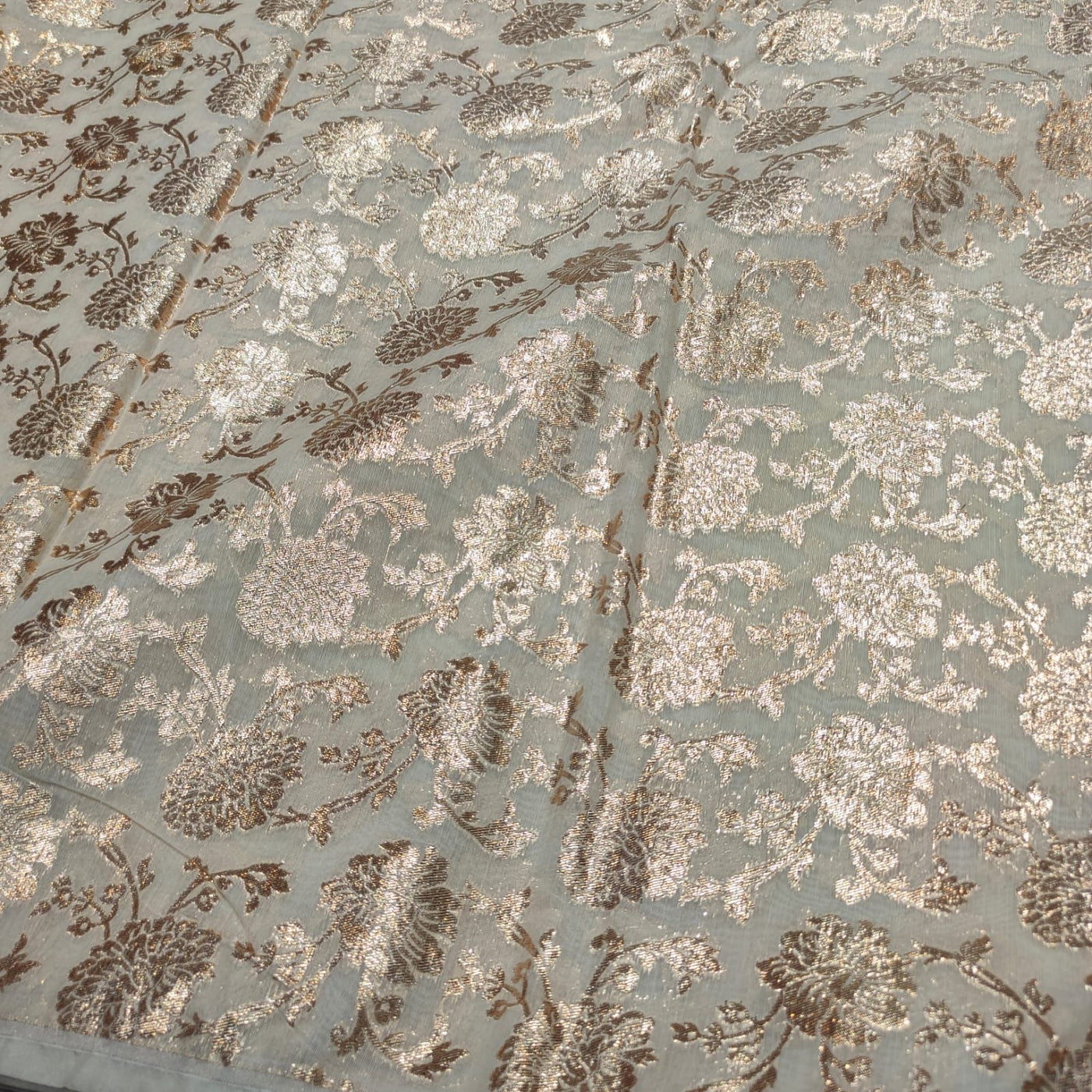 Pure Chanderi Brocades Dyeable