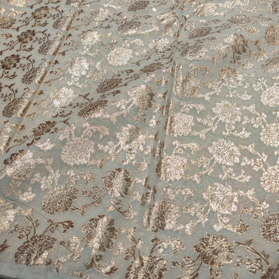 Pure Chanderi Brocades Dyeable