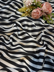 (Precut of 1.5 Meter) Satin Georgette Prints Supersoft And Comfortable