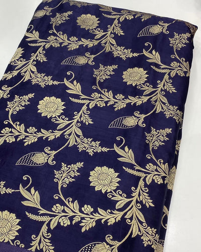 Pure Crape Silk Brocade Supersoft