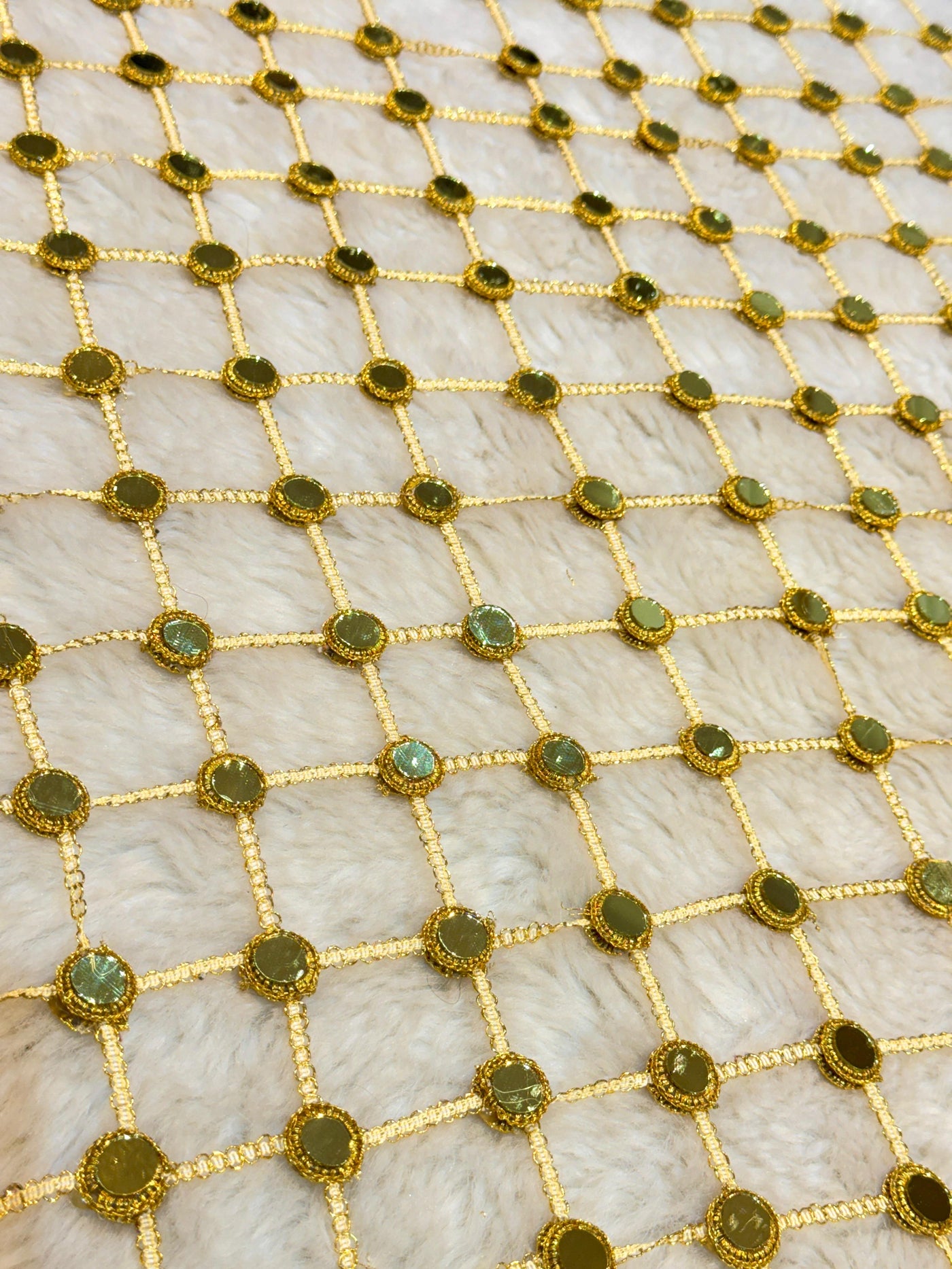 Viral Crochet Real Handwork Mirror Dupatta