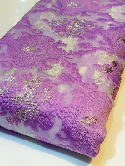 Fiora Big Width Korean Organza Jacquard Fabric 55 inch width