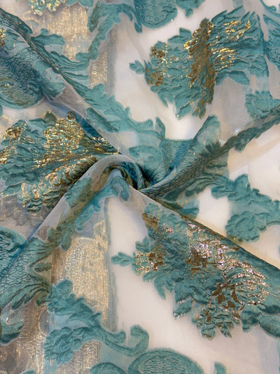 Fiora Big Width Korean Organza Jacquard Fabric 55 inch width