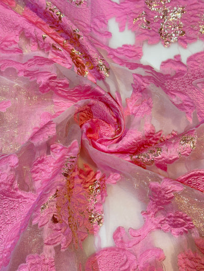 Fiora Big Width Korean Organza Jacquard Fabric 55 inch width