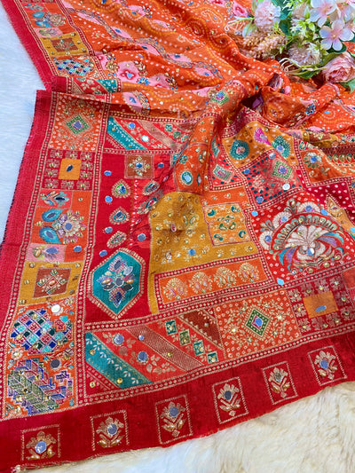 Raunaq Handwork Silk Dupatta