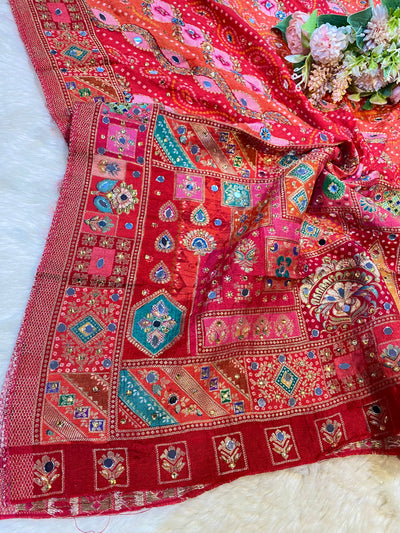 Raunaq Handwork Silk Dupatta