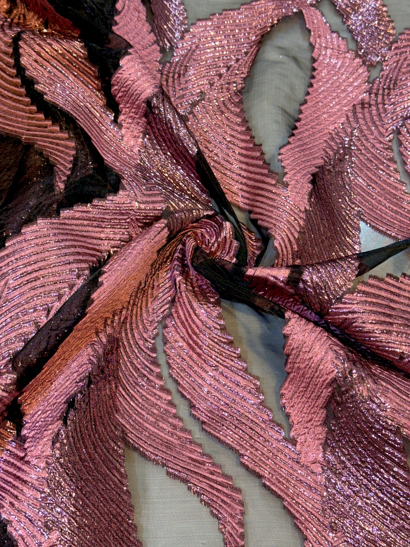 Fiora Big Width Organza Jacquard Fabric 55 inch width