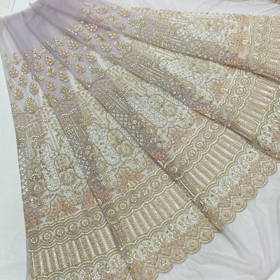 Exclusive Net Heavy Embroidery Cutdana Handwork Kali Lehnga sets