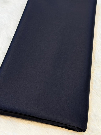 Navy blue Men’s Glace Terry Rayon For Men’s Suiting Unstiched 56 inch width