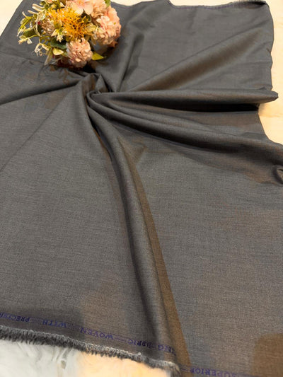 Ash Grey Terrycot  Fabric For Men’s Kurta Pyjama 39 inch width