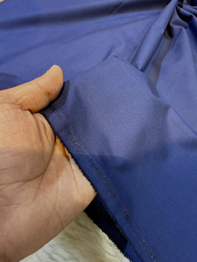 Navy Blue Terrycot  Fabric For Men’s Kurta Pyjama 39 inch width
