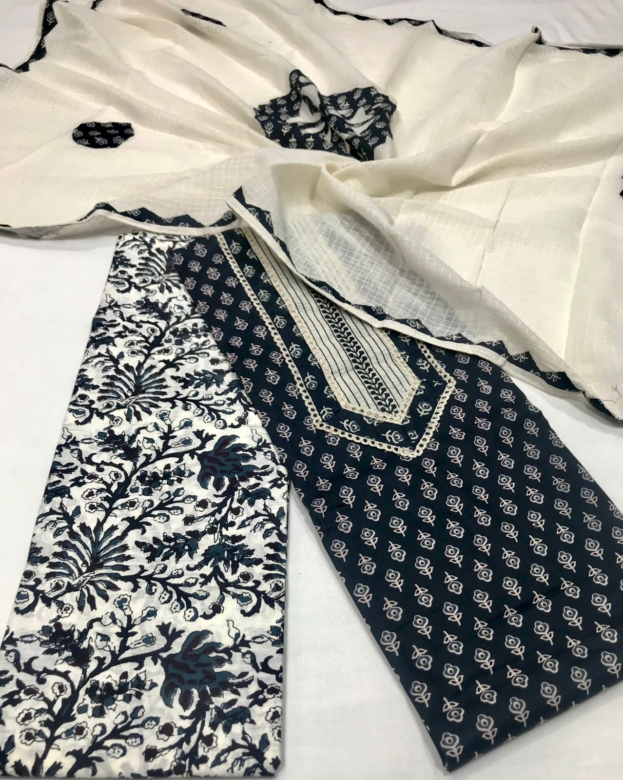 Very Beautiful Unstitched cotton Suits
